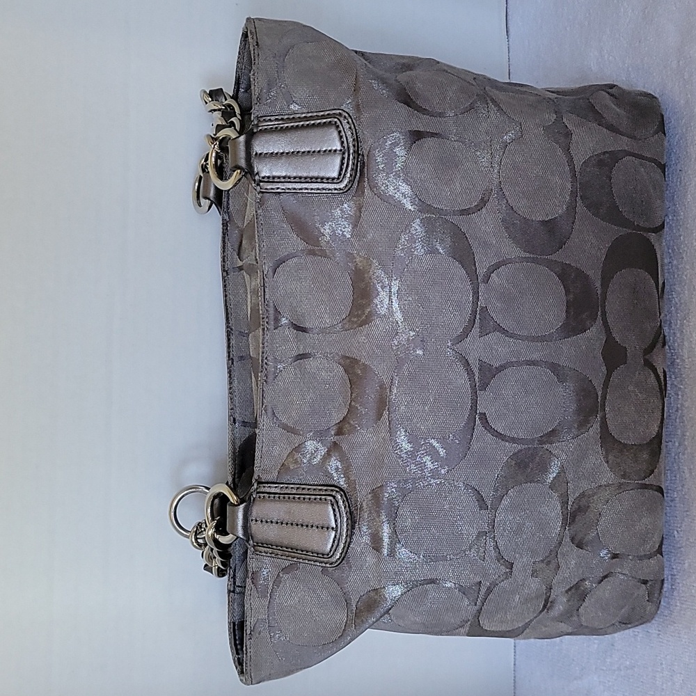 Coach Madison East/West Op Art shoulder handbag - Picture 3 of 16